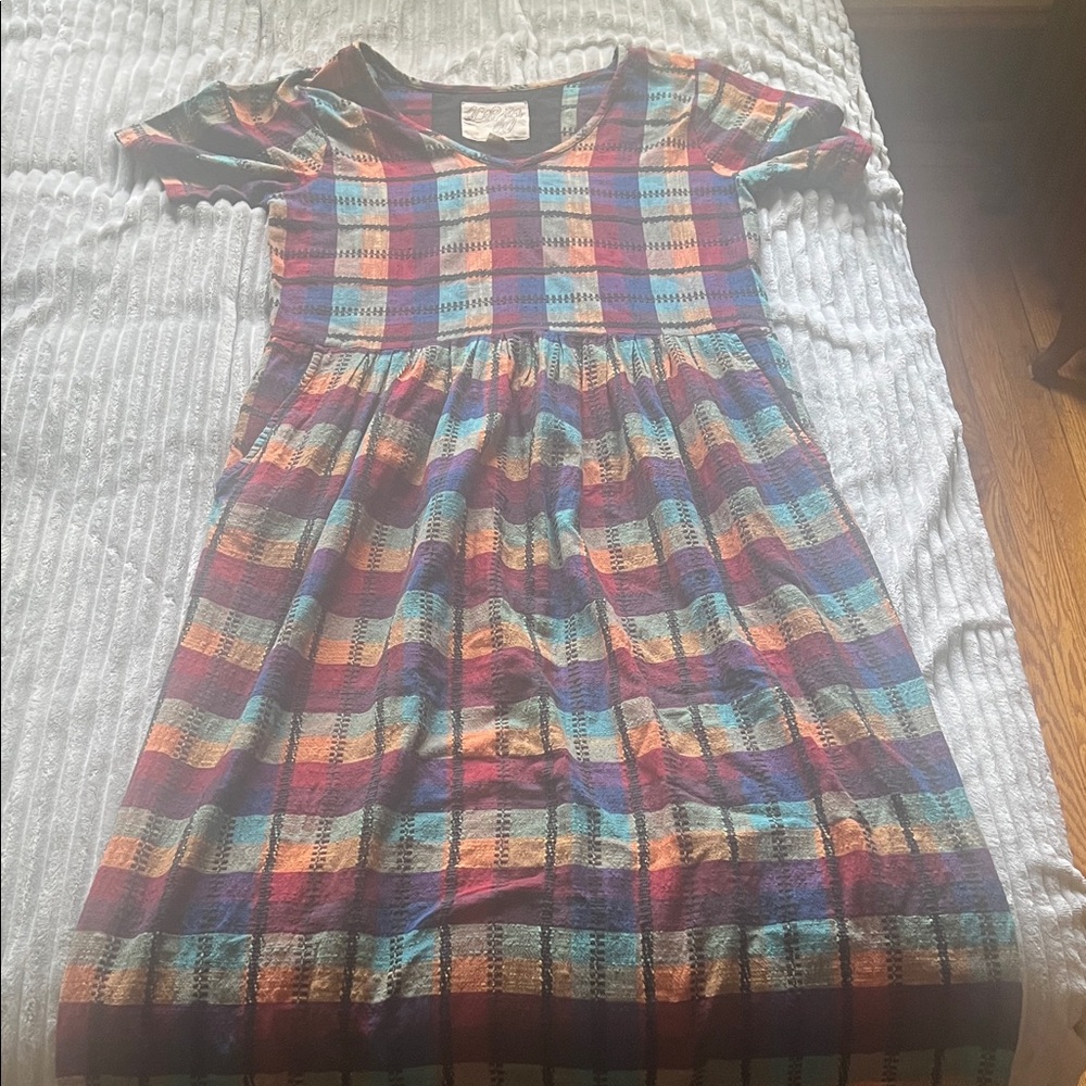 Colorful Plaid Ace & Jig dress